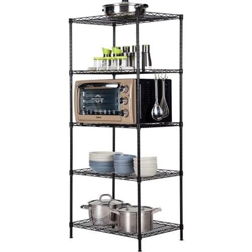 Kitchen Shelf Floor Multi-layer Storage Shelf Iron Room Simple Bedroom Storage Shelf Save Space
