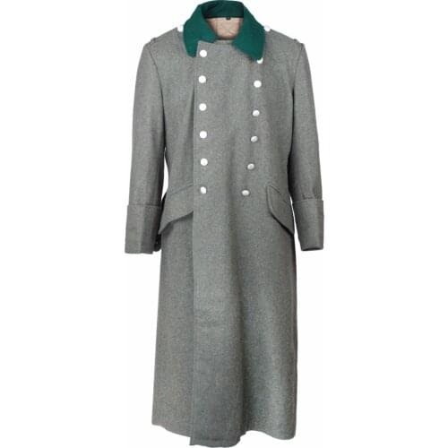WWII GERMAN WH M36 FIELD GREY WOOL GREATCOAT COAT