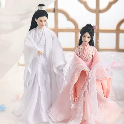 OB27 Barbi 1/6 Scale Figure Doll 1/4 1/3 BJD Clothes Accessories Ancient Costume Hanfu suit For BJD/SD Girl or Boy Uncle A0775