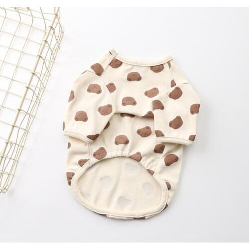 2021 New Pet Clothes Spring/summer Cotton Stretch Dog Clothing Law Fighting Teddy Puppy Clothes Manufacturer