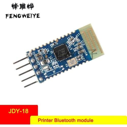 Panel JDY-18 Bluetooth 4.2 Module BLE Module Printer Bluetooth Module Straight Pin with Base Plate