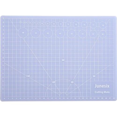 A4 Translucent PVC Cutting Mat Patchwork Pad Artist Manual Rubber Carving Tool Double-Sided Printing Self-Healing Cutter Board