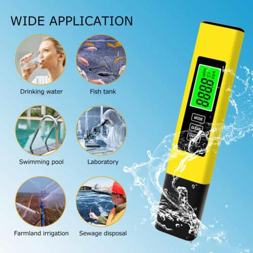 Ph meter Portable Pen Type Digital TDS EC Meter Electrical Conductivity Tester Water Quality Test digital meter
