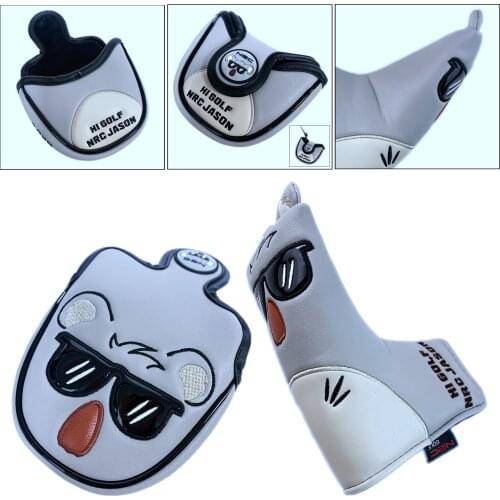 Durable Golf Club Head Cover Koala Blade/Center Putter Mallet Headcover Golfer Equipment Club Accessories