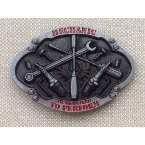 Tool belt buckle with pewter finish JF-BY241 suitable for 4cm wideth belt with continous stock