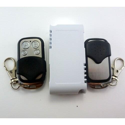 Dc 5v-12v 4ch 433m Rc Rf Wireless Decoder Relay Board And 2pcs 4 Buttons Ev1527 Remote Control For Mega2560 Raspberry Pi Button