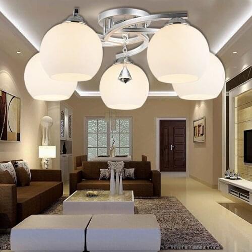 Modern Crystal Ceiling Lights For Kitchen Living room Kids Bedroom Ceiling Lamp Vintage LED Dining room Light WF1111