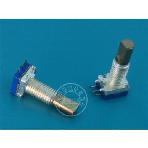 Taiwan 8 type encoder VV808 walkie talkie potentiometer Step 20 point Handle length 18MM 3 foot switch