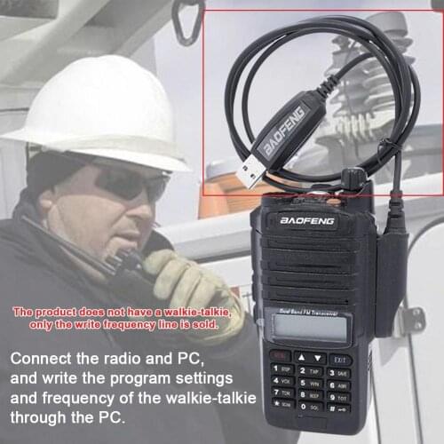 1M Walkie Talkie USB Programming Cable Waterproof Cord For Baofeng 8W/15W UV-9R PLUS A58 Walkie Talkie Write Frequency Cable