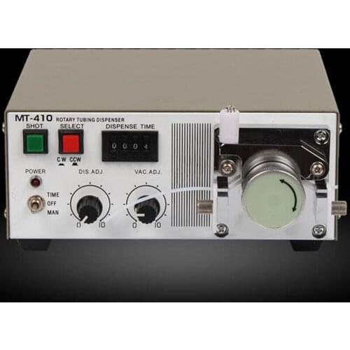 Rotary Tubing Dispenser Peristaltic Glue Dispenser With Suction Function Liquid Dispensing Machine MT-410