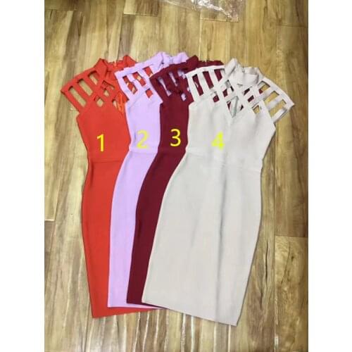 2017 New Sexy Women High Neck Hollow Out Bandage Dress Fashion Party Prom Summer Dress Rayon Drop Ship