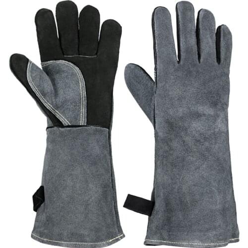 1Pair BBQ Grilling Cooking Gloves Extreme Heat Resistant Oven High Temperature Kitchen Barbecue Glove Preventor