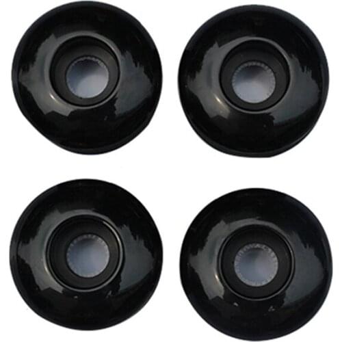 4Pcs Skateboard Wheels Longboard 100A Low Noise Wear-Resisting Road Field Street Skating 70% Springback 55X32Mm