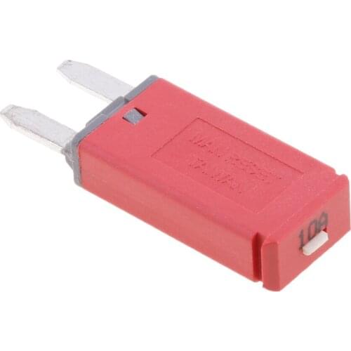 6 Piece Car ATM Mini Blade Fuse Kit Circuit Breaker Manual Reset