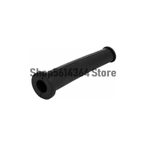 8mm Diameter PVC Wire Sleeve Boot Protector Black 72mm Length 5pcs