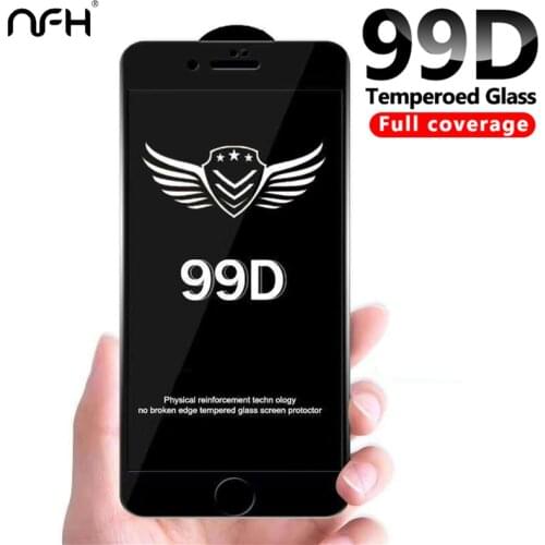 99D Protective glass on For iPhone 12 Pro 12 Mini tempered glass 11 Pro X XR Xs Max screen protector film for iPhone 6S 7 8 Plus