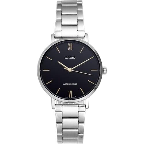 Casio Watch Business simple belt fashion metal quartz womens Watch LTP-VT01D-1B