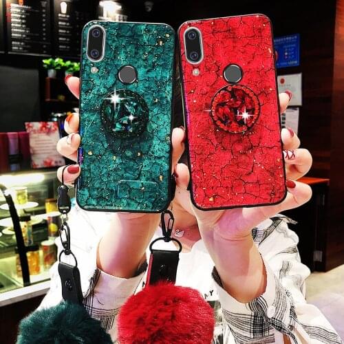 For Huawei Honor 8X Case Glitter Diamond Soft Cover For Huawei P Smart 2019 Mate 20 Pro Mate 20 10 Lite Honor 8C Y9 2019 Cases