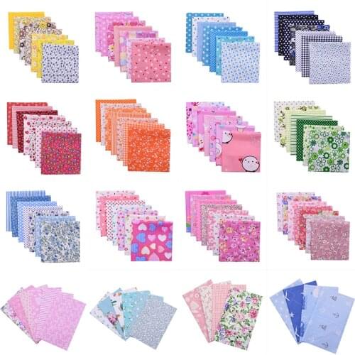 20x25cm/25x25cm Various Pattern Handmade Patchwork Cotton Fabric Printed Cloth Sewing Quilting Fabric DIY Needlework Material