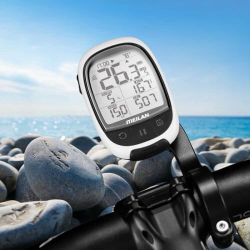 Meilan M2 GPS Bicycle Computer Wireless Speedometer BLE4.0/ANT+ Bike Odometer Speed / Cadence Sensor Heart Rate Monitor Optional