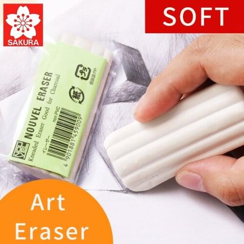 Sakura Soft Eraser Pencil Gum Rubber Erasers For Kids Kneaded Eraser School Erasers Corrective For Sketch Drawing Art Supplies