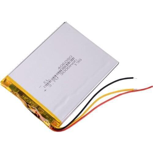 3 line 406080 3.7V 3000MAH Lithium polymer Battery For reader Onyx Boox Vasco da Gama 2 VASCO degam 2