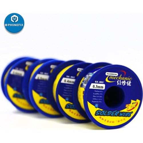 MECHANIC Solder Wire 0.3 / 0.5 / 0.6 / 0.8 / 1.0mm Mechanic Rosin Core Solder Tin Wire for iPhone Repair Sodering BGA Repair Kit