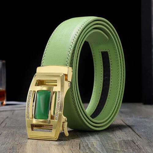 Fashionable Mens And Womens Clubs A Variety Of Color leather Red Pink White Youth Personality Beautiful Belt