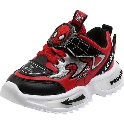 Disney Spring and Autumn New Casual Shoes Cartoon Childrens Shoes Boys and Girls Fashion Casual Shoes Lightweight Sports Shoes