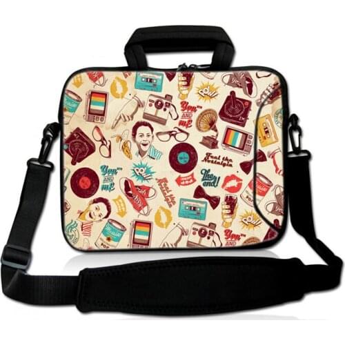 Funny Laptop bag 13 14 15.6 inch notebook bag for macbook air13.3 pro 15.4 laptop shoulder bag for woman Handbag Briefcase