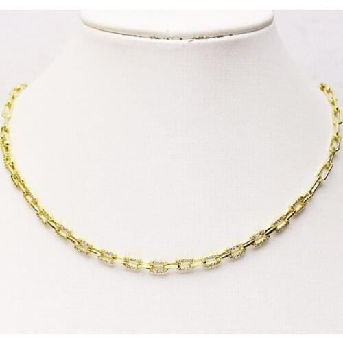 3 Strand zirconia chain necklace Pendant necklace New design jewelry accessories for women necklace for women New design 8189