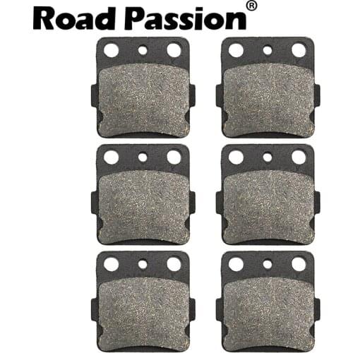 Motorcycle Front & Rear Brake Pads For HONDA TRX250X TRX300EX TRX300 400X TRX400EX ATC200X ATC250R For YAMAHA YFM350R YFM