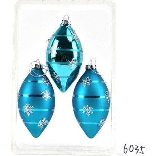 Christmas decoration glass colored special-shaped ball Christmas ball ornaments Christmas tree window scene layout hanging