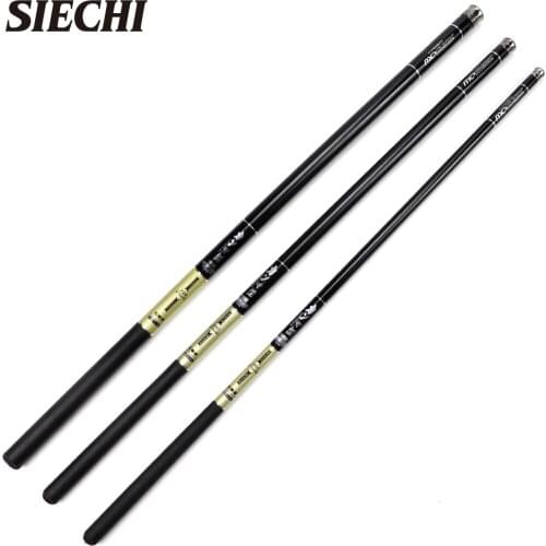 SIECHI 3.6M -7.2M Carbon Fiber Fishing Rod Mini Travel Telescopic Ultra-light Hard Pole For Stream Freshwater Feeder Carp Pesca