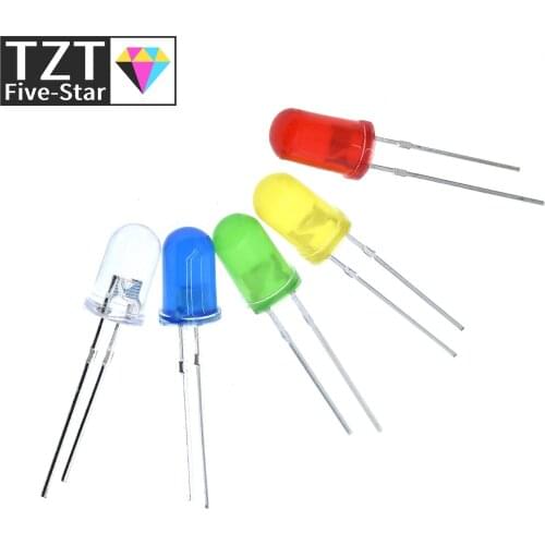 5Colors*20PCS=100PCS 5mm LED Diode Light Assorted Kit Green Blue White Yellow Red COMPONENT DIY kit new original