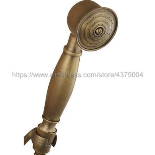 Antique Brass Classical Telephone Hand Held Shower Head Bathroom replacement handhand shower Nhh004