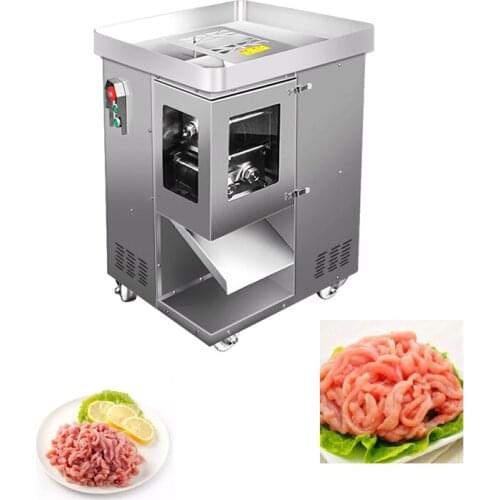 Automatic fresh meat slice strips cutter/meat shreds cutter/Pork Chicken breast Beef strip cutting machine