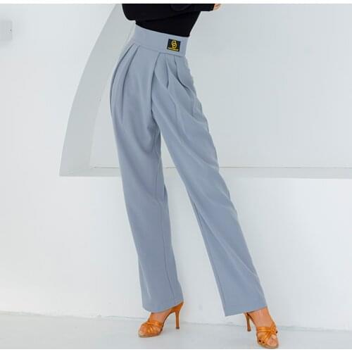 Latin Pant Women Practice Clothes Professional Latin Dance Performance Clothes Rumba Tango Samba Dance Training Clothing DWY5277