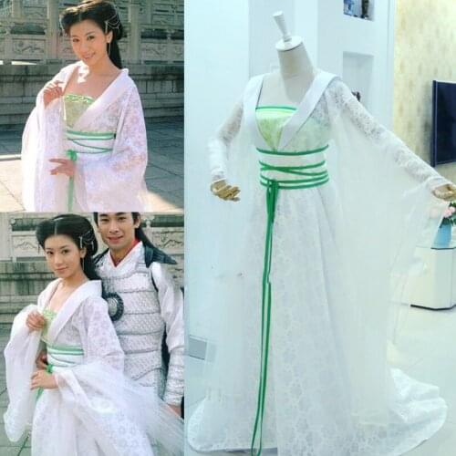 2 Designs Jia Jingwen Version WeiNiang Tang Princess Fairy Costume Hanfu for TV Play Women of Times Zhi Zun Hong Yan Stage Hanfu