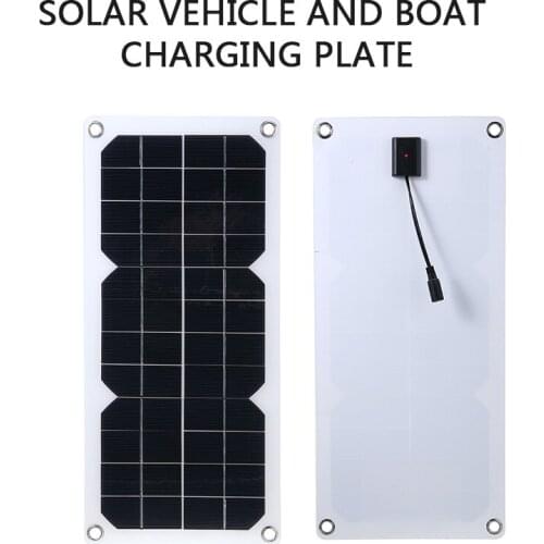 Dual USB Solar Panel Battery Charger Controller Camp 12V 30W Outdoor Flexible Solar Panel Charging Board Waterproof for Car Boat