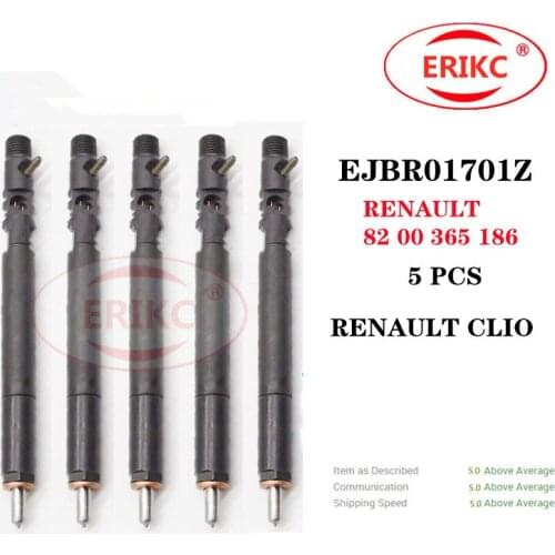 ERIKC 5 PCS EJBR01701Z Auto Diesel Engine Injection EJBR 017 01Z OEM RENAULT 82 00 365 186 FOR RENAULT CLIO
