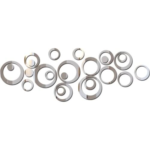 Hot Sale Arrival DIY Home Decoration Still Life Acrylic Large Mirror Wall Sticker Pattern