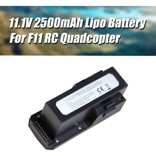 Hot Sale SJRC 11.1V 2500mAh RC Drones Quadcopter Helicopter Smart Lipo Battery for F11/F11 PRO GPS Drone Spare Accessories