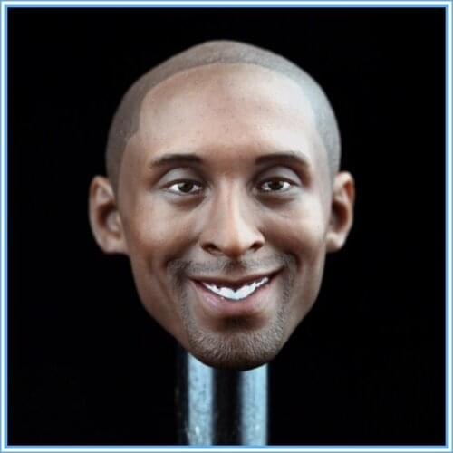 1/6 Scale male head sculpt basketball star black skin fit 12'' TBLeague JIAOU Phicen action figure