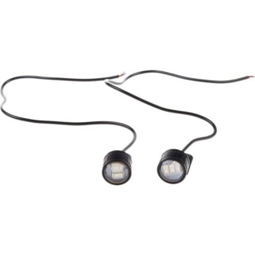 Motorcycle Rearview Mirror Eagle Eye Flash Strobe 3LED Signal Light Spotlight T3ED