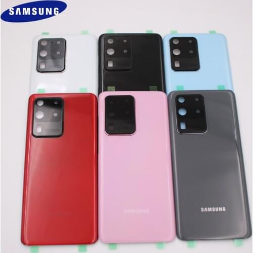 Back Cover Original For Samsung Galaxy S20 S20+ G980 G980F G980F/DS S20 Plus G985 G985F G985F/DS Housing Parts With Camera Lens