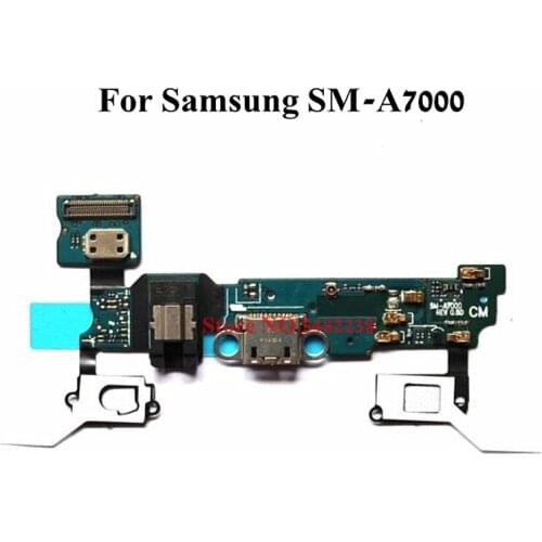 Original USB Charging Dock Port Flex cable For Samsung A7 A7000 SM-C7000 Charger plug board+Home Return Sensor Replacement parts