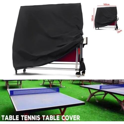 Adjustable Waterproof Table Tennis Table Protective Cover Dustproof Cover For Indoor Outdoor Ping Pong Table Protector CoverS