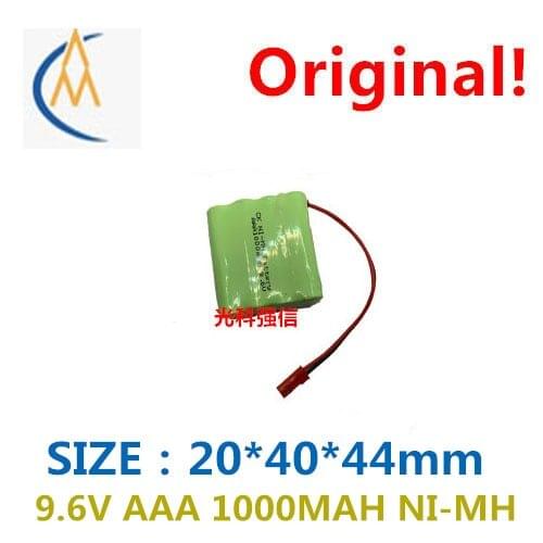Brand new authentic AAA 9.6 V 1000 mah ni-mh battery NI MH - three line medical robot toy model aircraft JST sweeps the floor