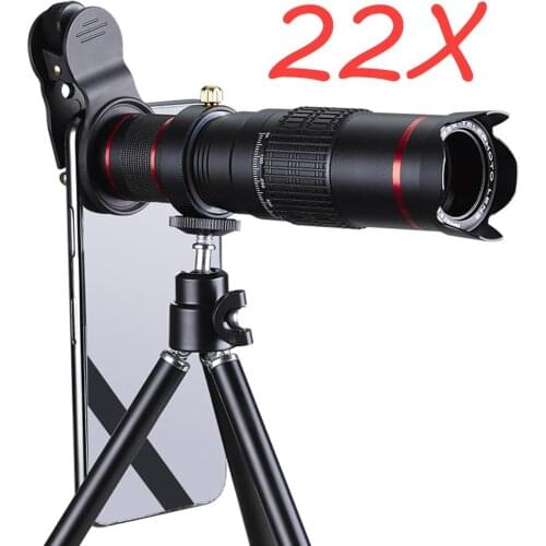 Cellphone mobile phone 22x Camera Zoom optical Telescope telephoto Lens For Samsung iphone huawei xiaomi